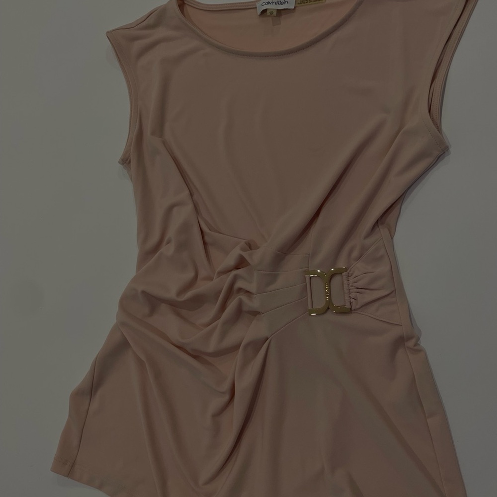 Calvin Klein Blush Sleeveless Top